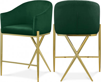 Reivax Velvet Counter Stool