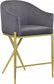 Reivax Velvet Counter Stool