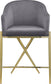 Reivax Velvet Counter Stool