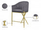 Reivax Velvet Counter Stool
