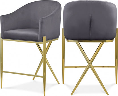 Reivax Velvet Counter Stool
