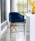 Reivax Velvet Counter Stool