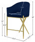 Reivax Velvet Counter Stool