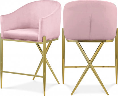 Reivax Velvet Counter Stool