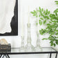 Clear Glass Candle Holder, Set of 3 12", 8", 7"H