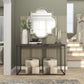 Clear Glass Candle Holder, Set of 3 12", 8", 7"H