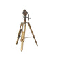 Brass Metal Telescope Telescope, 17" x 11" x 18"