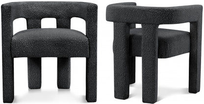 Anehta Boucle Fabric Accent | Dining Chair