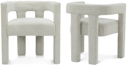 Anehta Boucle Fabric Accent | Dining Chair