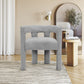 Anehta Boucle Fabric Accent | Dining Chair