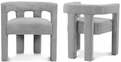 Anehta Boucle Fabric Accent | Dining Chair