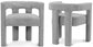 Anehta Boucle Fabric Accent | Dining Chair