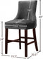 577 Hannah Velvet Counter Stool