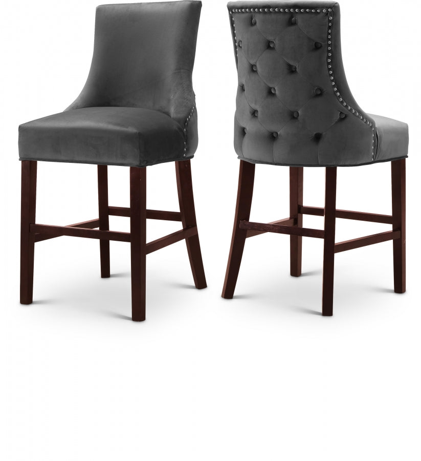 577 Hannah Velvet Counter Stool