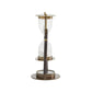 Bronze Brass Metal Hourglass Sand Timer, 4" x 4" x 8"