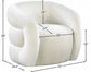 Yrubxor Velvet Accent Chair