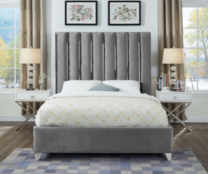 Ozne Velvet Bed King