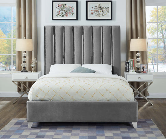 Ozne Velvet Bed King