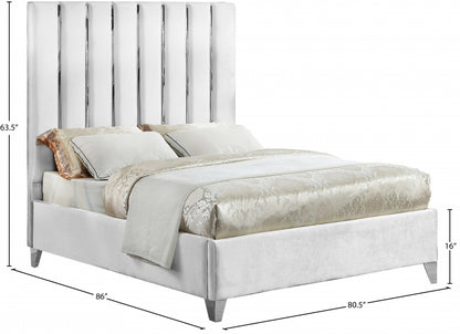 Ozne Velvet Bed King