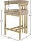 695Beige Counter Stool