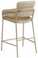 Aray Velvet Counter Stool