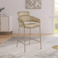 Aray Velvet Counter Stool