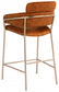 Aray Velvet Counter Stool