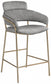 Aray Velvet Counter Stool