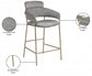 Aray Velvet Counter Stool