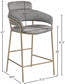 Aray Velvet Counter Stool