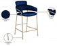 Aray Velvet Counter Stool