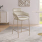 Aray Velvet Counter Stool