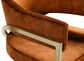 Nyledam Velvet Dining Chair