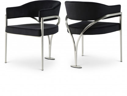 Nyledam Velvet Dining Chair