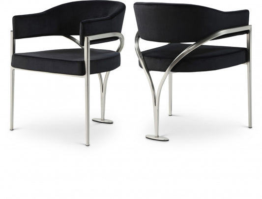 Nyledam Velvet Dining Chair