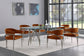 Nyledam Velvet Dining Chair