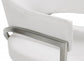 Nyledam Cream Vegan Leather Dining Chair