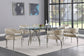 Nyledam Velvet Dining Chair