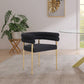 Elleirb Boucle Fabric Dining Chair