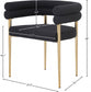 Elleirb Boucle Fabric Dining Chair