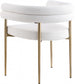 Elleirb Boucle Fabric Dining Chair