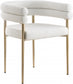 Elleirb Boucle Fabric Dining Chair