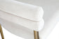 Elleirb Boucle Fabric Dining Chair