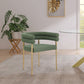 Elleirb Boucle Fabric Dining Chair