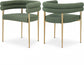Elleirb Boucle Fabric Dining Chair
