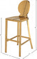Xoddam Gold Stainless Steel Bar Stool