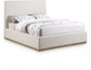 Ocanom Boucle Fabric Bed Queen