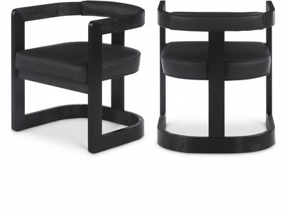 Retsehcnam Vegan Leather Dining Chair