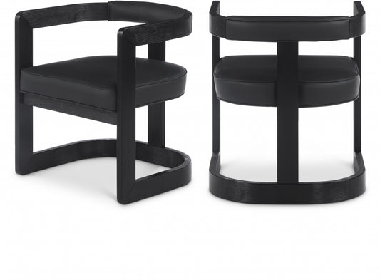 Retsehcnam Vegan Leather Dining Chair