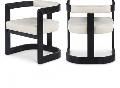 Retsehcnam Vegan Leather Dining Chair